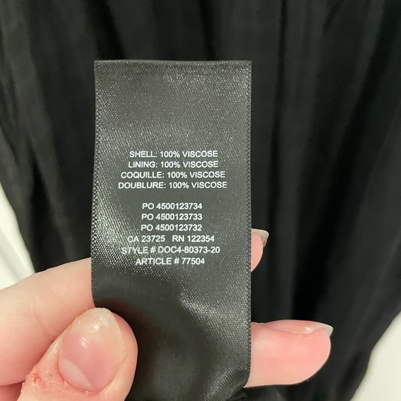 Wilfred Black Maxi Dress - Picture 8 of 9